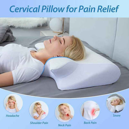 Wake Up Without Neck Pain – Ergonomic Cervical Pillow