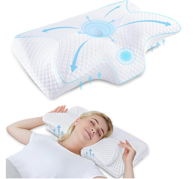 Wake Up Without Neck Pain – Ergonomic Cervical Pillow